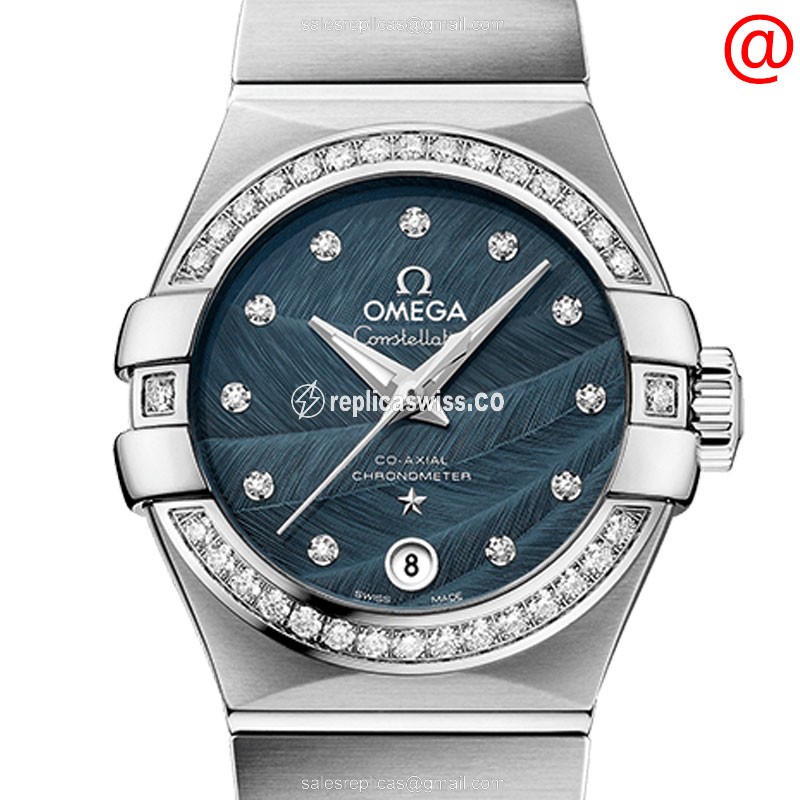 Omega 123.15.27.20.53.001 CONSTELLATION Automatic Stainless Steel & Diamonds