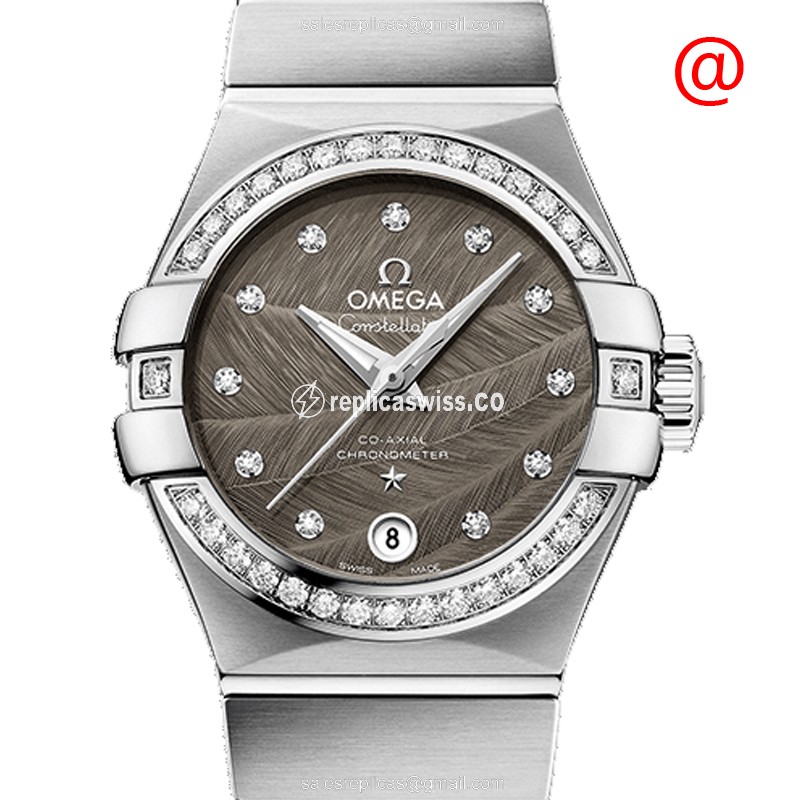 Omega 123.15.27.20.56.001 CONSTELLATION Automatic Stainless Steel & Diamonds