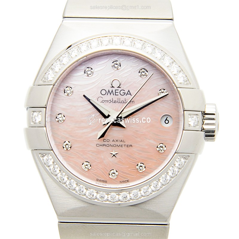 Omega 123.15.27.20.57.002 CONSTELLATION Automatic Stainless Steel & Diamonds
