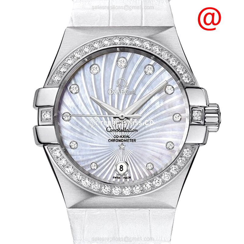 Omega 123.18.35.20.55.001 CONSTELLATION Automatic Stainless Steel & Diamonds