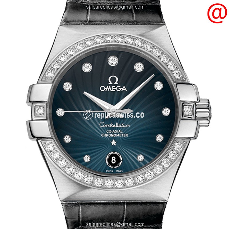 Omega 123.18.35.20.56.001 CONSTELLATION Automatic Stainless Steel & Diamonds
