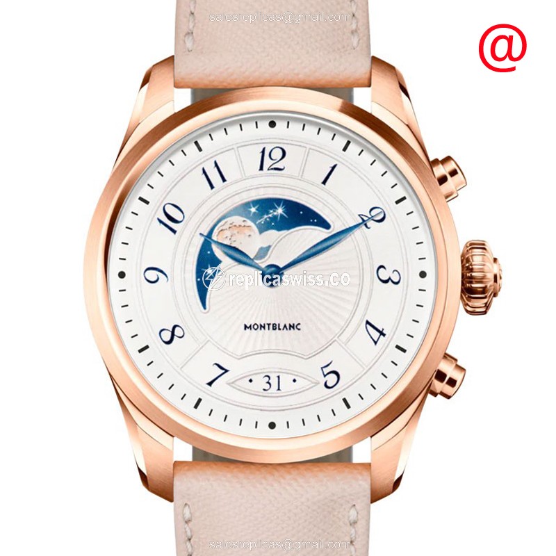 Mont Blanc 125837 CONNECTED Quartz PVD Gold