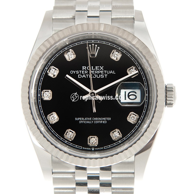 Rolex 126234-0027 DATEJUST Automatic 18kt White Gold & Steel