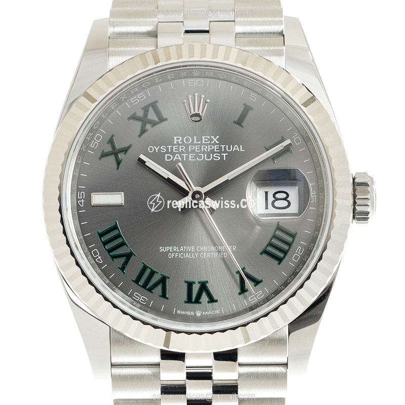 Rolex 126234-0045 DATEJUST Automatic 18kt White Gold & Steel