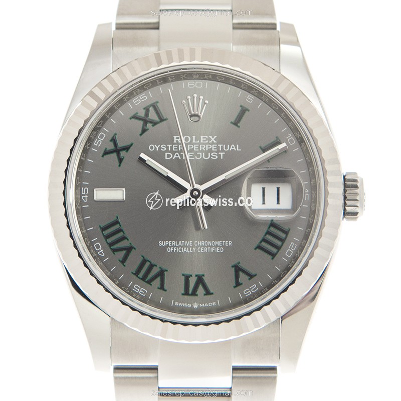 Rolex 126234-0046 DATEJUST Automatic 18kt White Gold & Steel