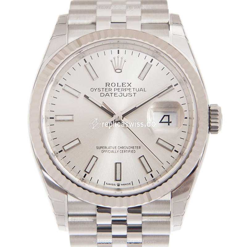 Rolex 126234S DATEJUST Automatic 18kt White Gold & Steel
