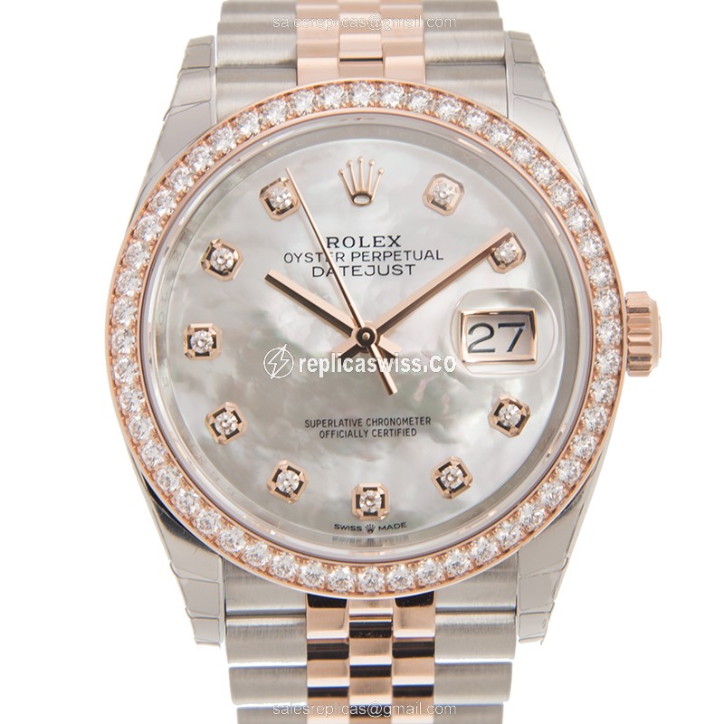 Rolex 126281RBR-0009 DATEJUST Automatic 18kt Rose Magic & Diamond