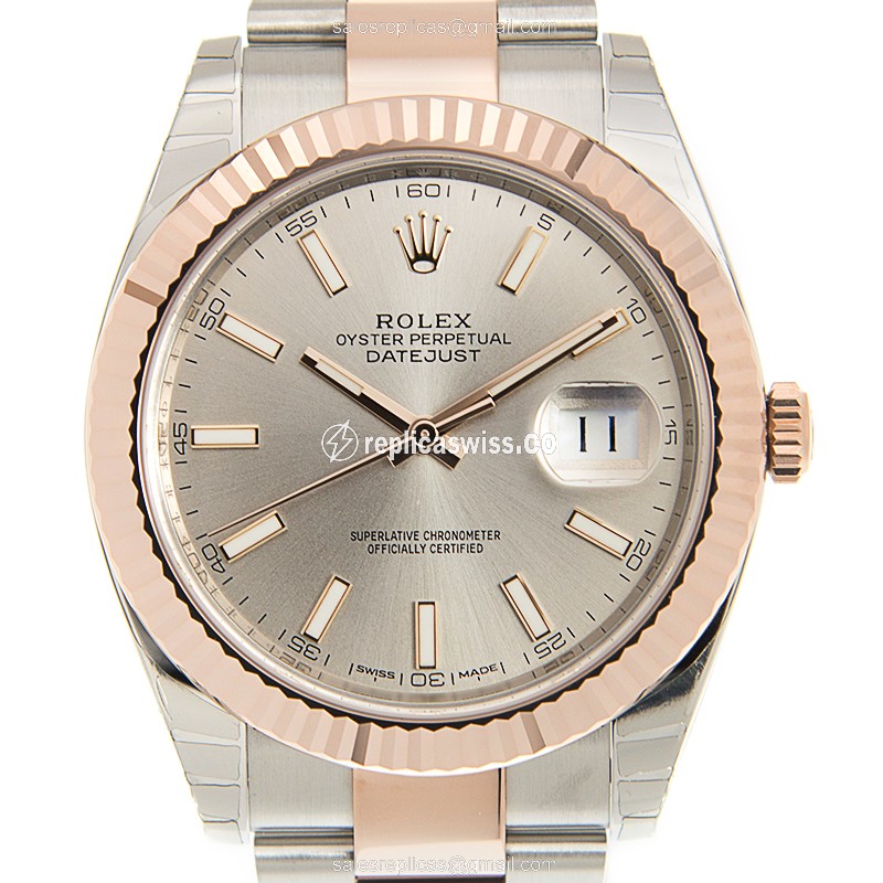 Rolex 126331SV_O DATEJUST Automatic 18kt Rose Gold & Steel