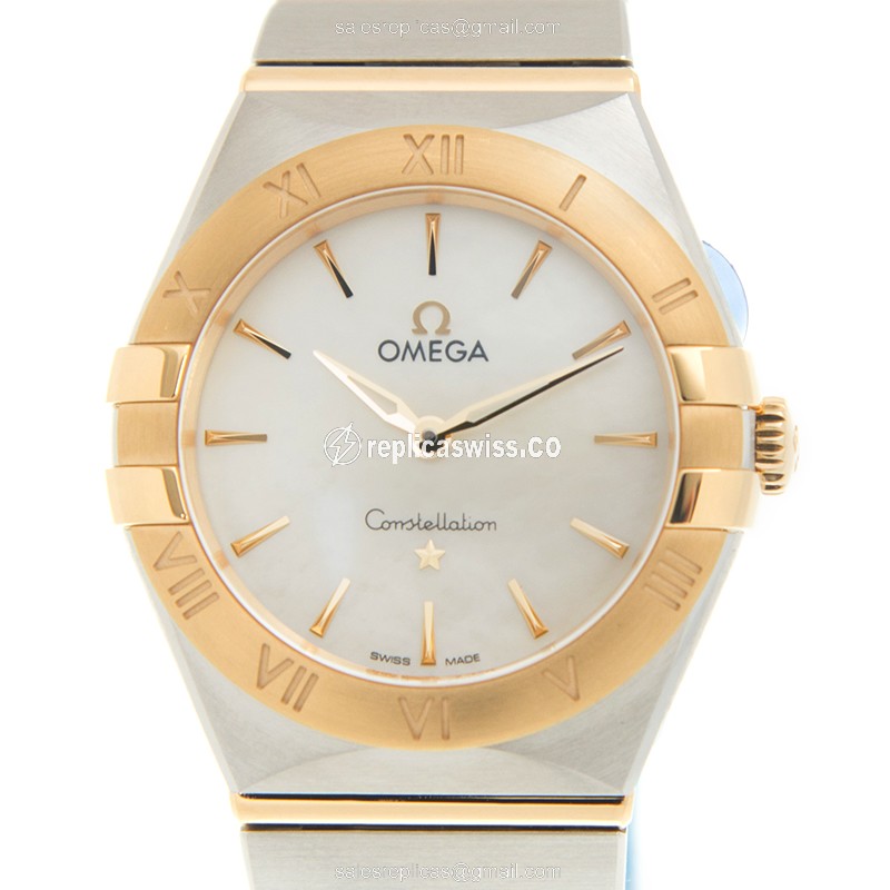 Omega 131.20.28.60.05.002 CONSTELLATION Quartz 18kt Gold & Steel
