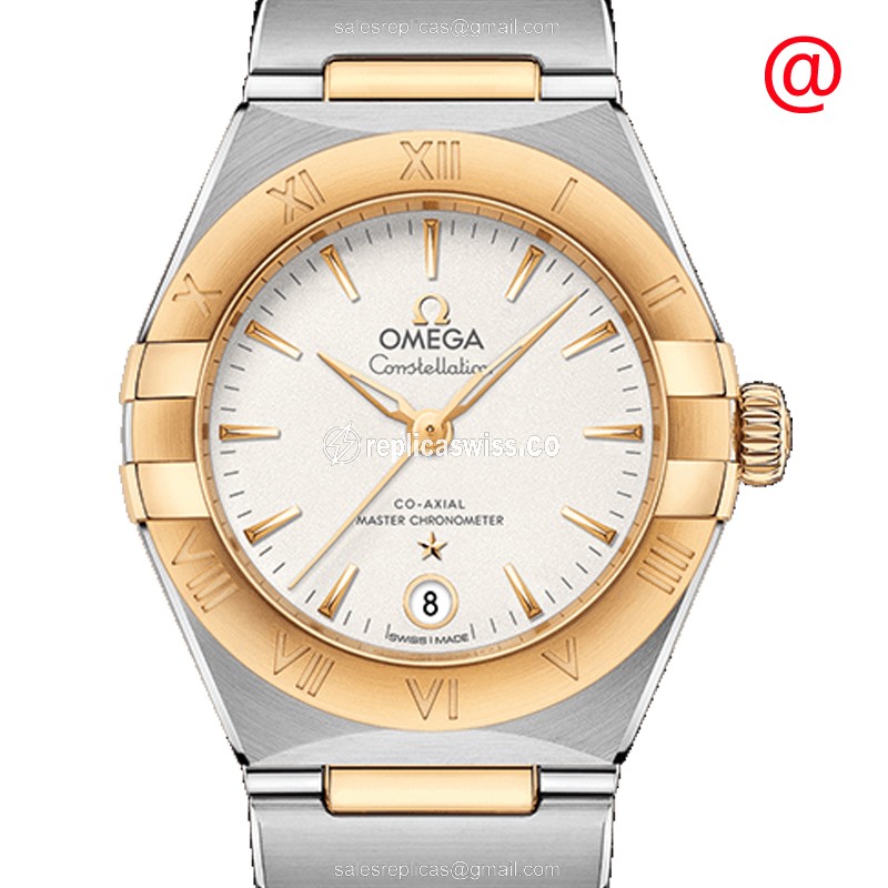 Omega 131.20.29.20.02.002 CONSTELLATION Automatic 18kt Gold & Steel