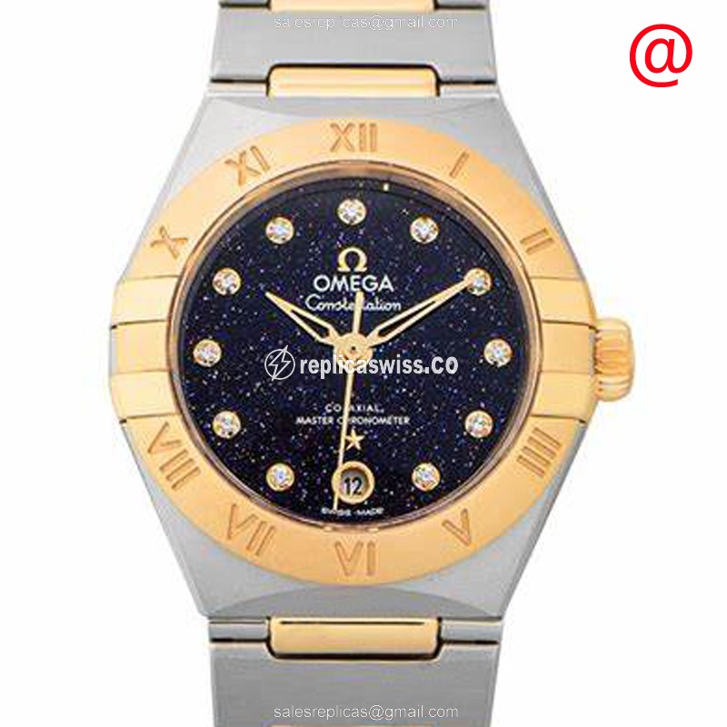 Omega 131.20.29.20.53.001 CONSTELLATION Automatic 18kt Gold & Steel