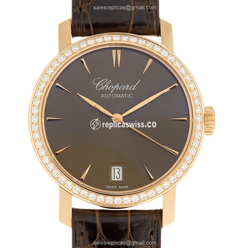 Chopard 134200-5003 CLASSIQUE Automatic 18kt Rose Gold & Diamonds