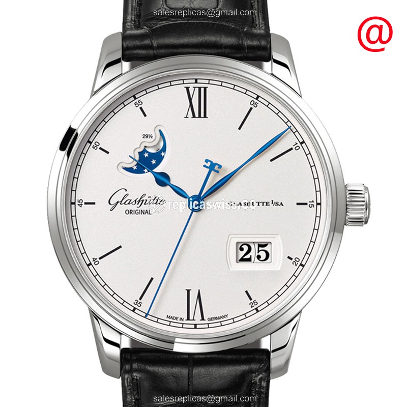 Glashutte 1-36-01-04-02-30 SENATOR MANUAL WINDING SKELETONIZED Automatic Stainless Steel