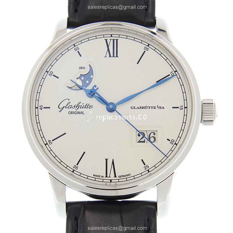 Glashutte 1-36-04-01-02-30 SENATOR MANUAL WINDING SKELETONIZED Automatic Stainless Steel