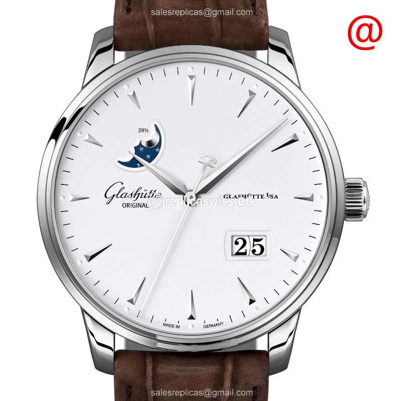 Glashutte 1-36-04-05-02-31 SENATOR MANUAL WINDING SKELETONIZED Automatic Stainless Steel