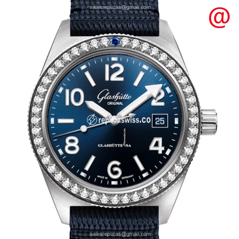Glashutte 1-39-11-09-82-34 SPEZIALIST Automatic Stainless Steel & Diamonds