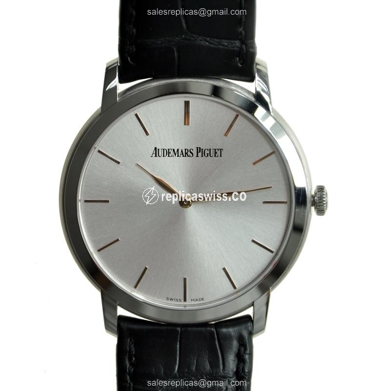 Audemars Piguet 15180BC.OO.A002CR.01 JULES AUDEMARS Automatic 18kt White Gold
