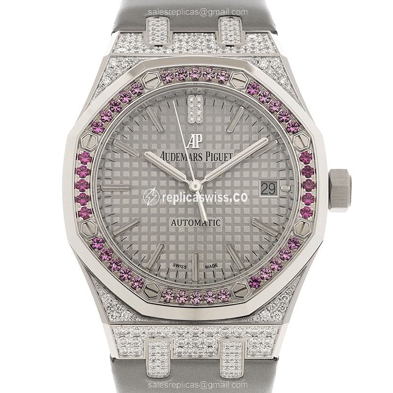 Audemars Piguet 15452BC.ZY.D007VE.01 ROYAL OAK Automatic 18kt White Gold & Diamond