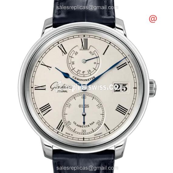 Glashutte 1-58-03-01-04-30 SENATOR TOURBILLON Automatic 18kt White Gold
