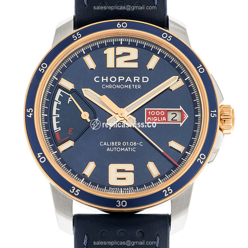 Chopard 168566-6002 MILLE MIGLIA GT XL Automatic 18kt Rose Gold & Steel