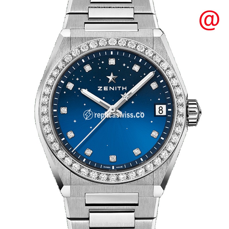 Zenith 16.9200.670/01.MI001 DEFY Automatic Stainless Steel & Diamonds