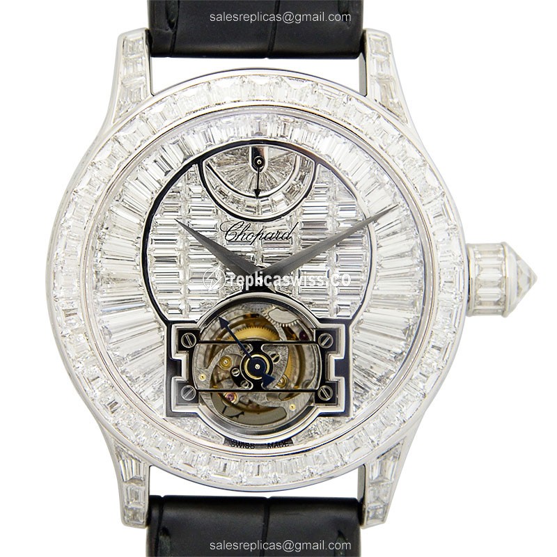 Chopard 171933-1001 L.U.C Manual Wind 18kt White Gold & Diamond