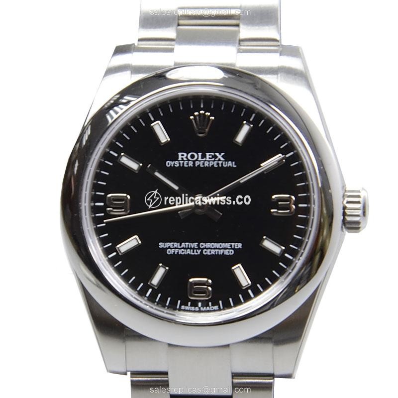 Rolex 177200BK369WT OYSTER PERPETUAL Automatic Stainless Steel