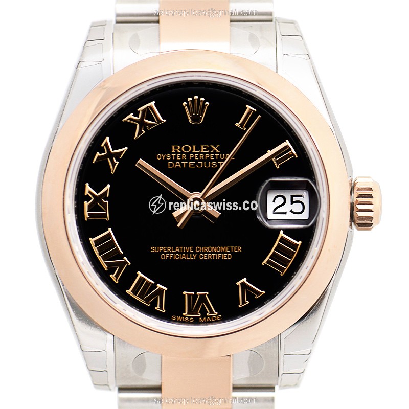 Rolex 178241BKRN_O LADY DATEJUST Automatic 18kt Rose Gold & Steel