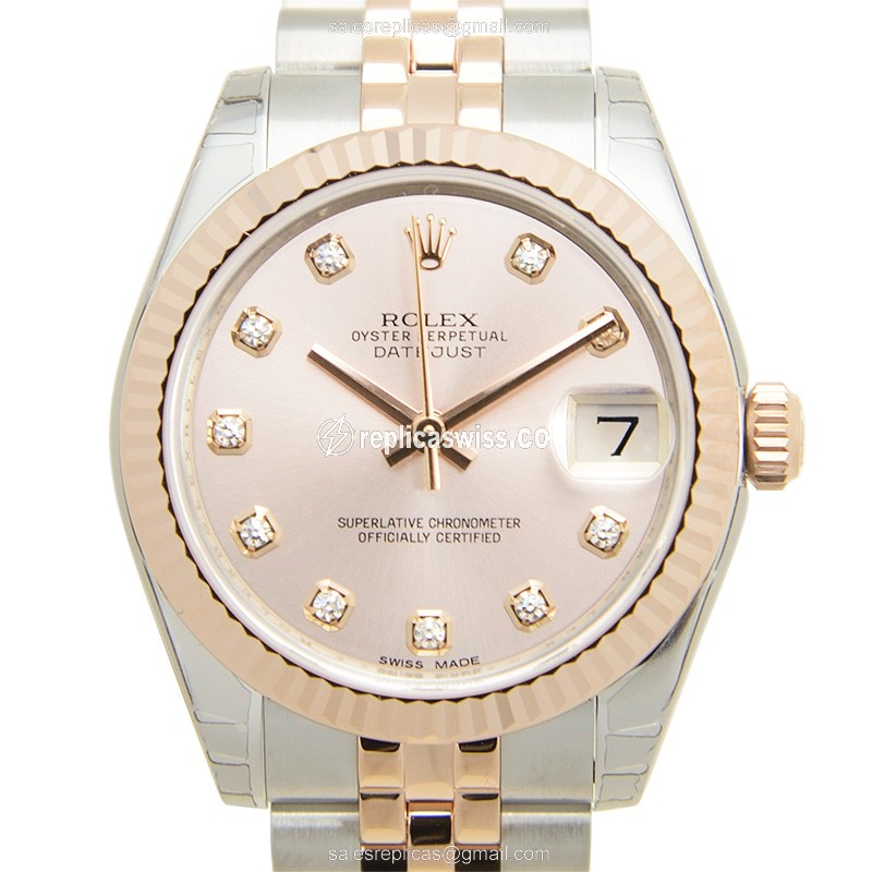 Rolex 178271GPK LADY DATEJUST Automatic 18kt Rose Gold & Steel