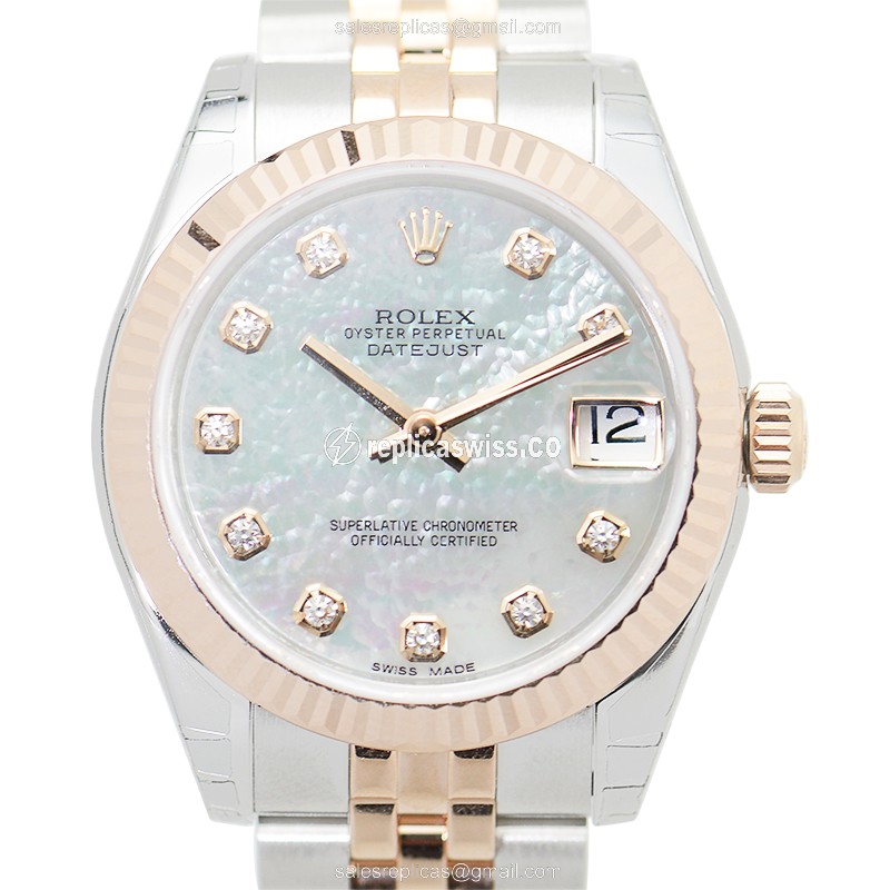 Rolex 178271NGWT LADY DATEJUST Automatic 18kt Rose Gold & Steel