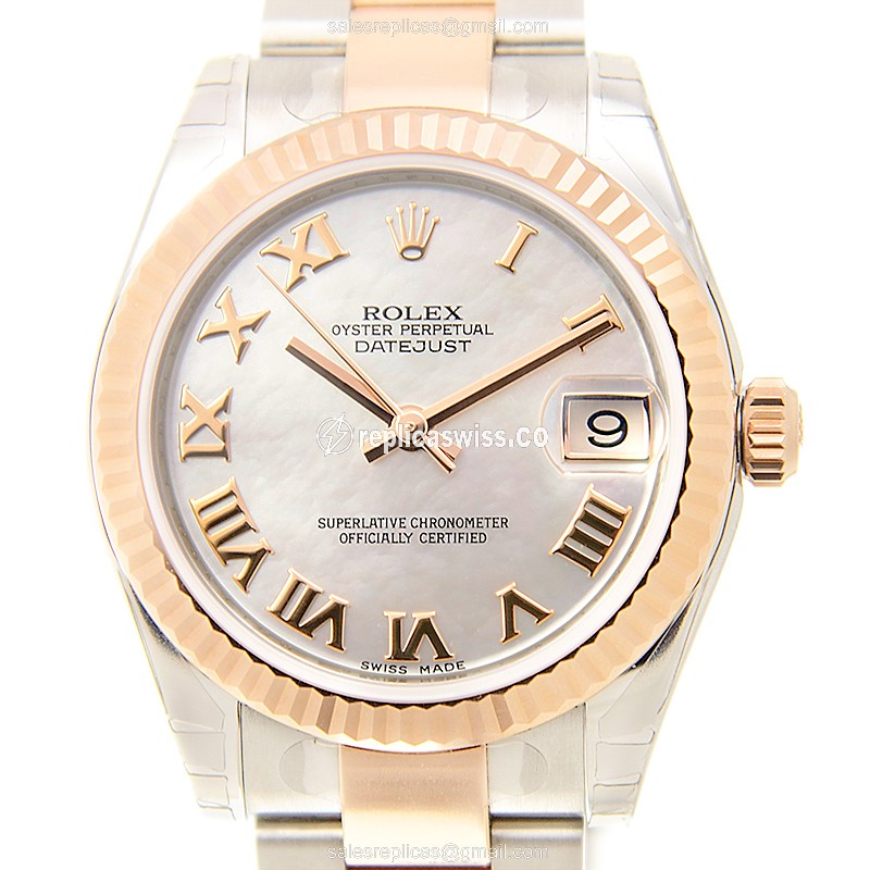 Rolex 178271NRWT_O LADY DATEJUST Automatic 18kt Rose Gold & Steel
