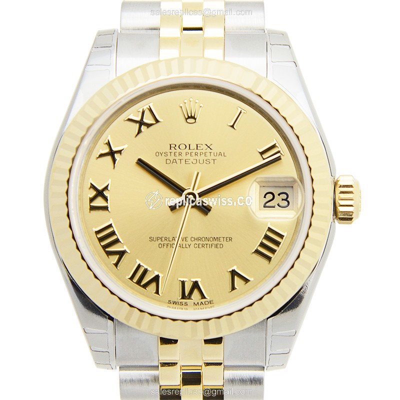 Rolex 178273CHRN LADY DATEJUST Automatic 18kt Gold & Steel