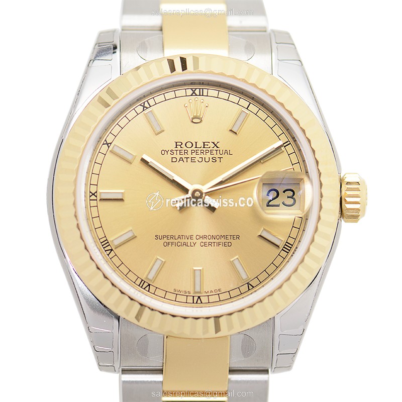Rolex 178273CH_O LADY DATEJUST Automatic 18kt Gold & Steel