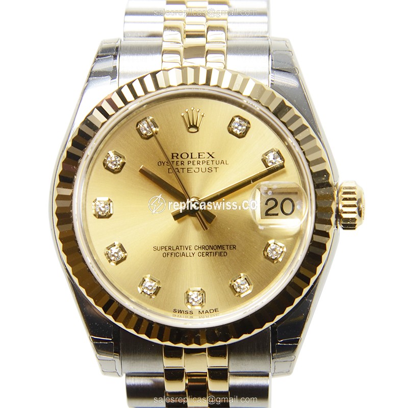 Rolex 178273GCH LADY DATEJUST Automatic 18kt Gold & Steel