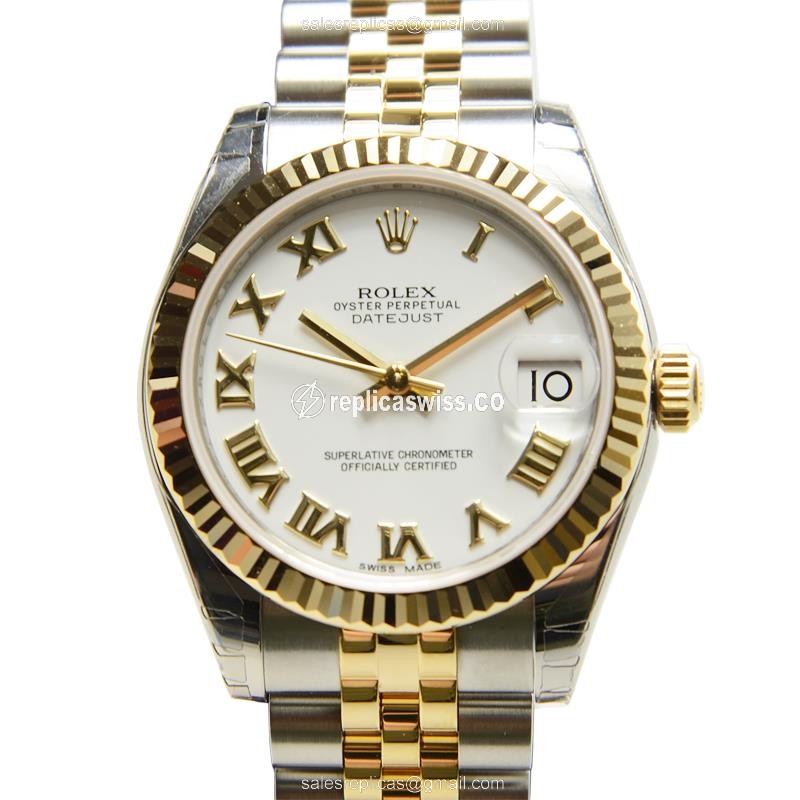 Rolex 178273WTRN LADY DATEJUST Automatic 18kt Gold & Steel