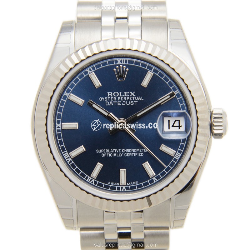 Rolex 178274-0037 LADY DATEJUST Automatic 18kt White Gold & Steel