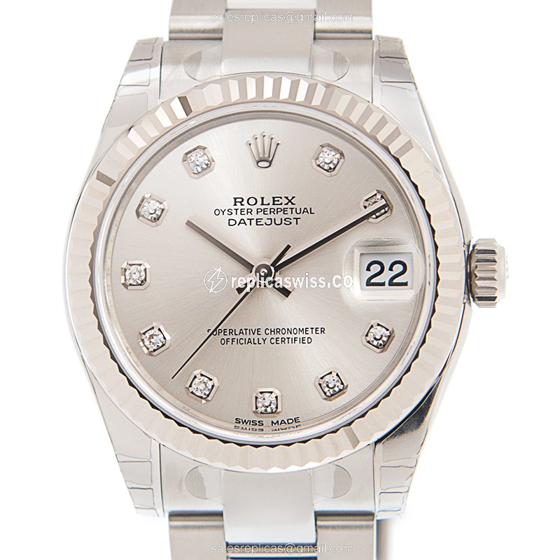 Rolex 178274-0030 DATEJUST Automatic 18kt White Gold