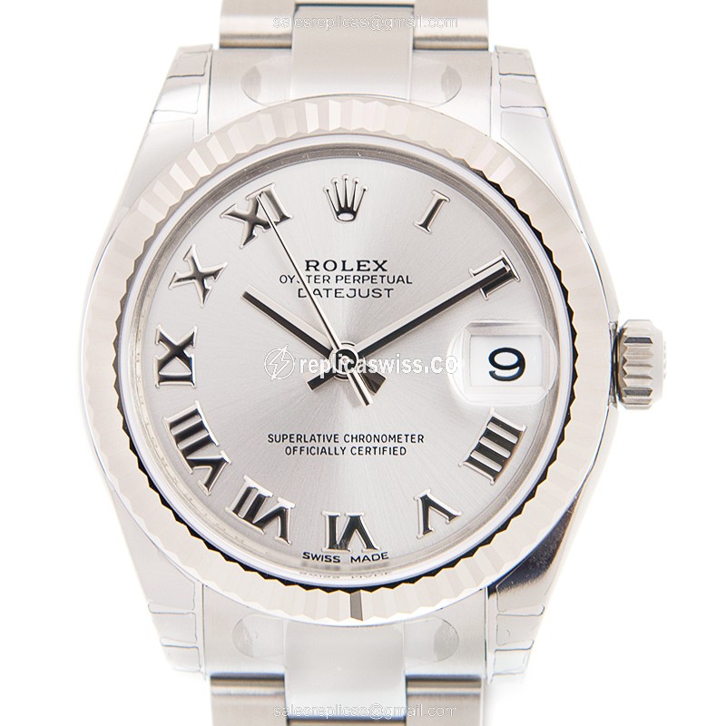 Rolex 178274SVRN LADY DATEJUST Automatic 18kt White Gold & Steel