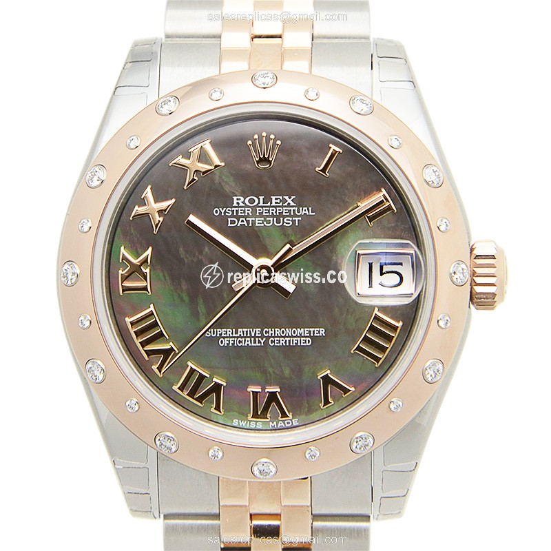Rolex 178341BKMOPRN_J LADY DATEJUST Automatic 18kt Rose Gold & Steel