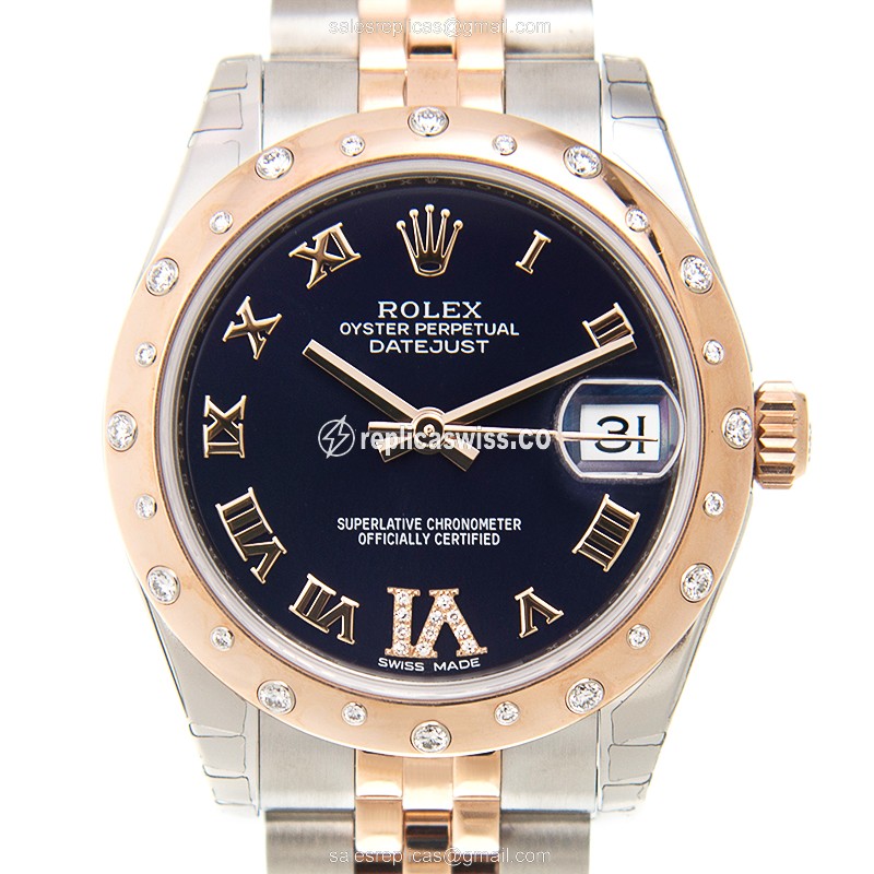 Rolex 178341PURVIDIA_J LADY DATEJUST Automatic 18kt Rose Magic & Diamond