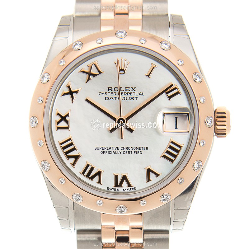 Rolex 178341WTMOPRN_J LADY DATEJUST Automatic 18kt Rose Gold & Steel