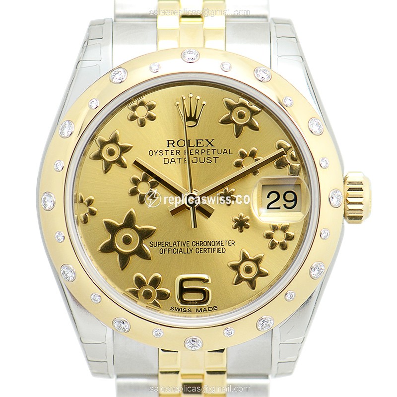 Rolex 178343CHFLO_J LADY DATEJUST Automatic 18kt Gold & Steel