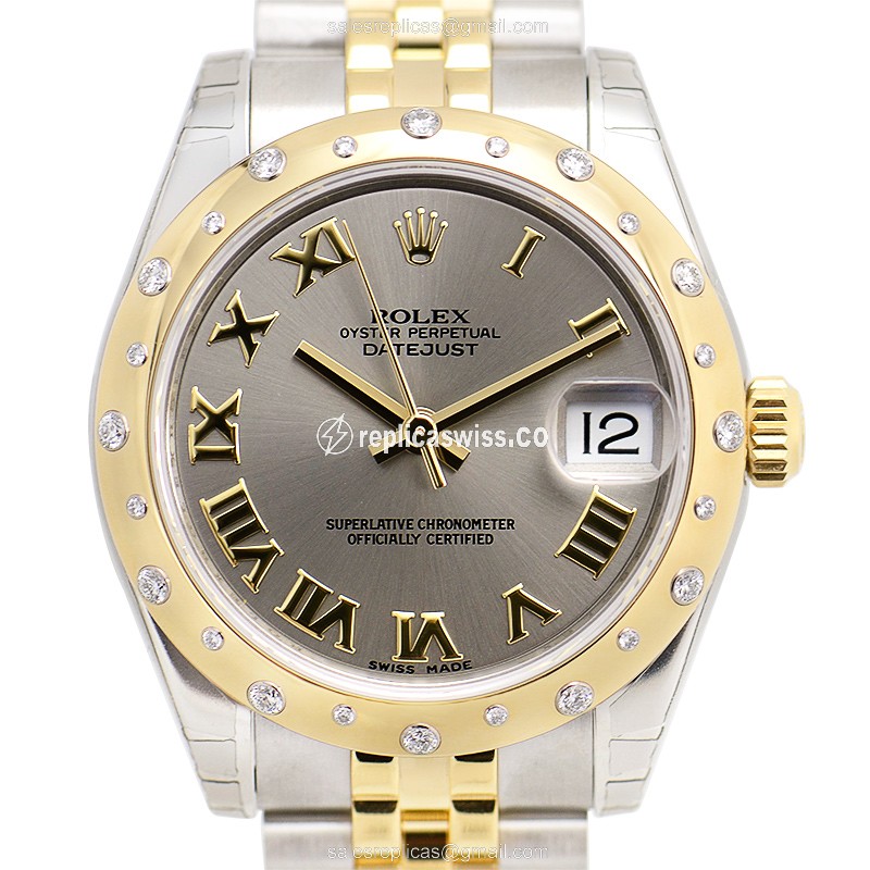 Rolex 178343GYRN_J LADY DATEJUST Automatic 18kt Gold & Diamond & Steel