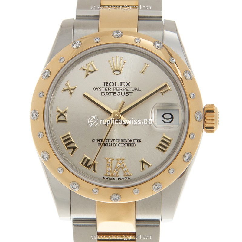 Rolex 178343SVVIDIA_O LADY DATEJUST Automatic 18kt Gold & Diamond & Steel