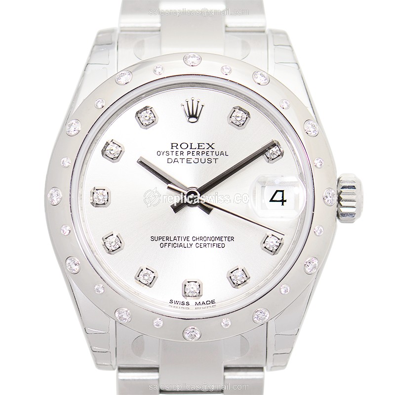 Rolex 178344-0032 LADY DATEJUST Automatic 18kt White Gold & Steel