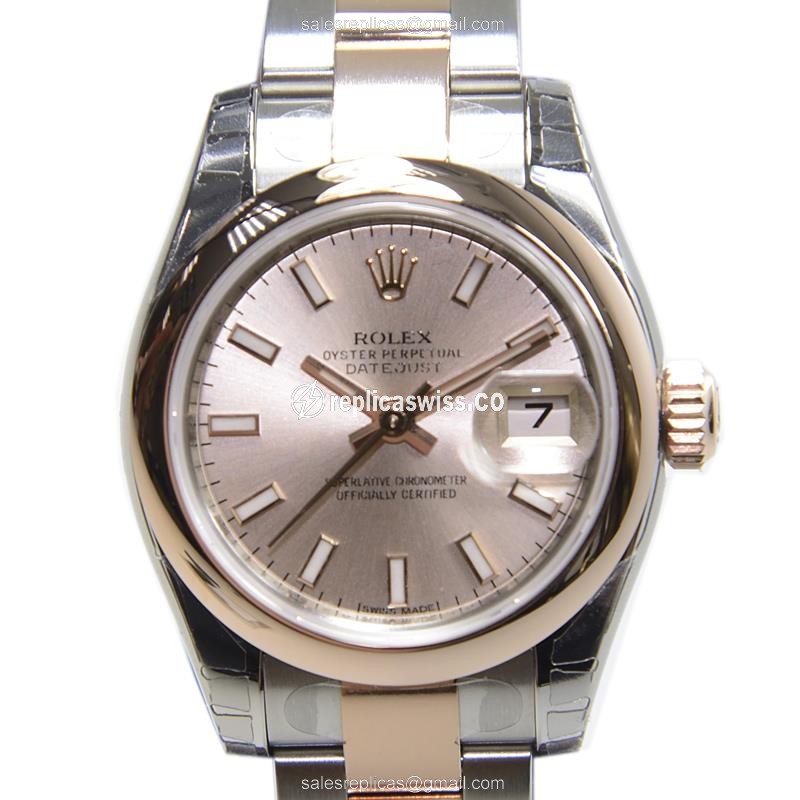 Rolex 179161PK LADY DATEJUST Automatic 18kt Rose Gold & Steel