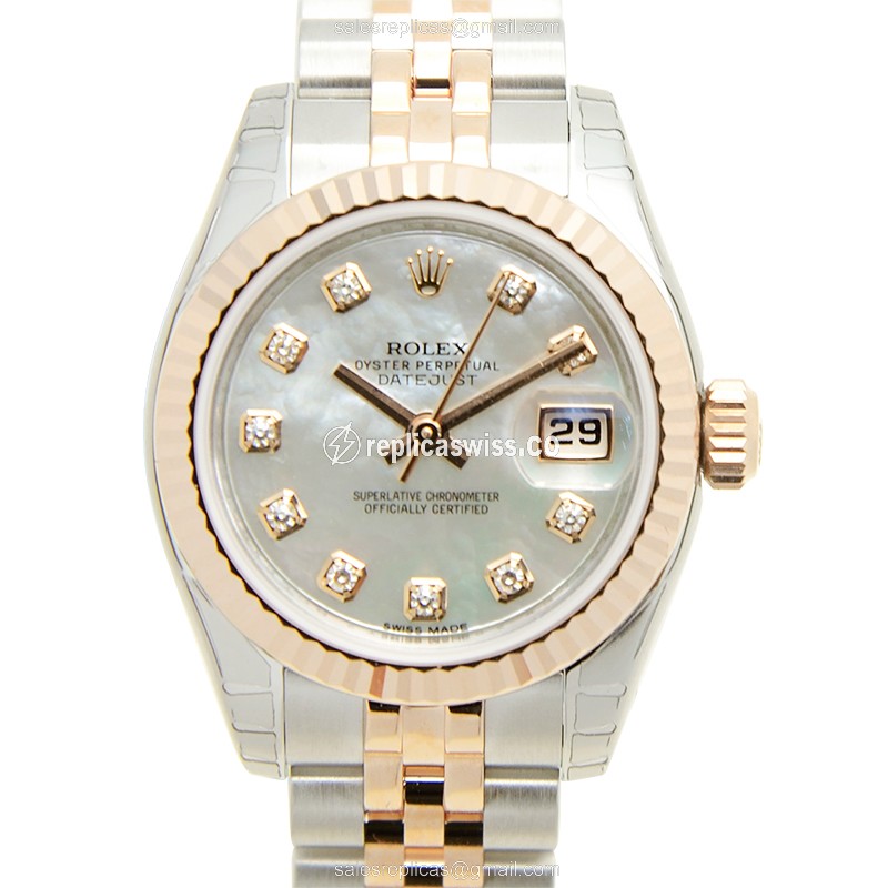 Rolex 179171 LADY DATEJUST Automatic 18kt Rose Gold & Steel