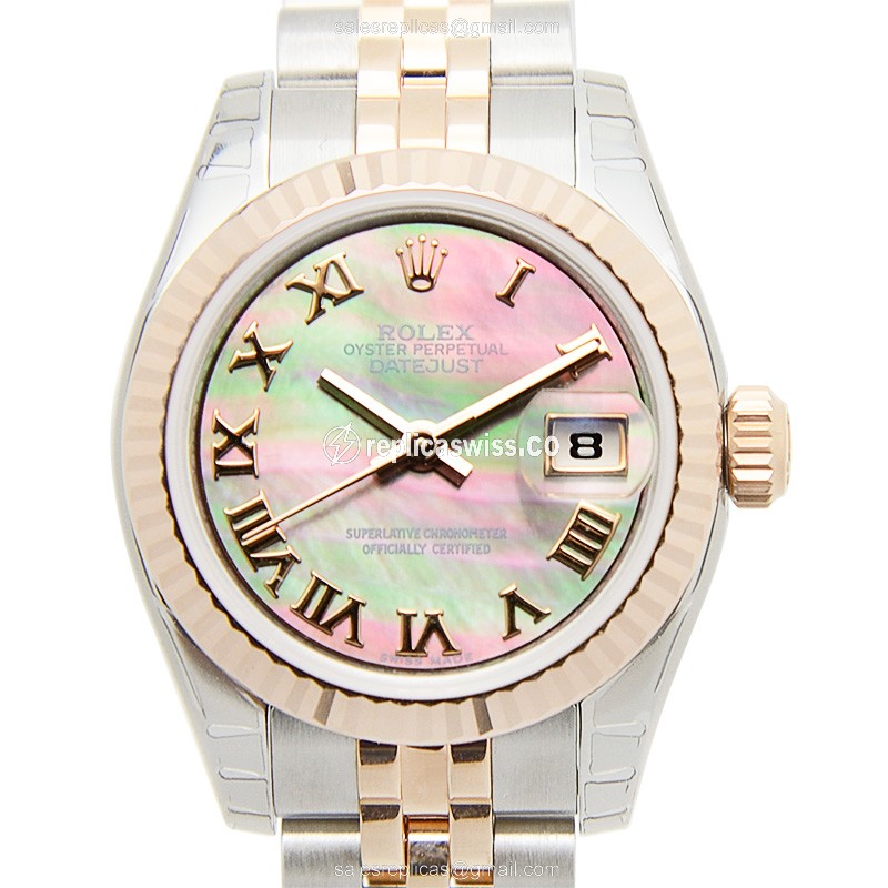 Rolex 179171NRBK LADY DATEJUST Automatic 18kt Rose Gold & Steel