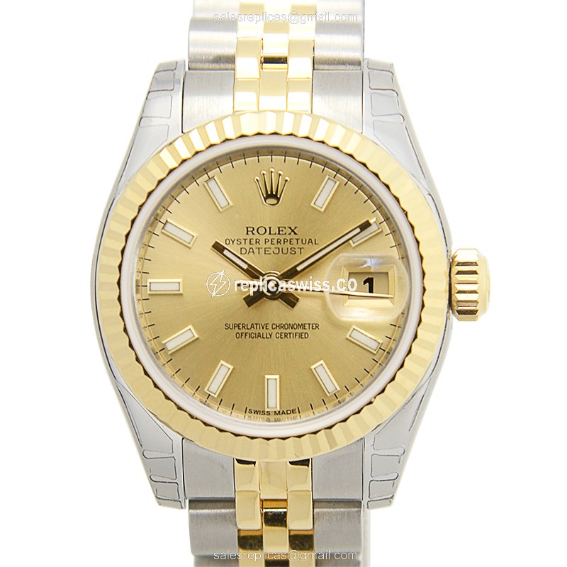 Rolex 179173CH LADY DATEJUST Automatic 18kt Gold & Steel