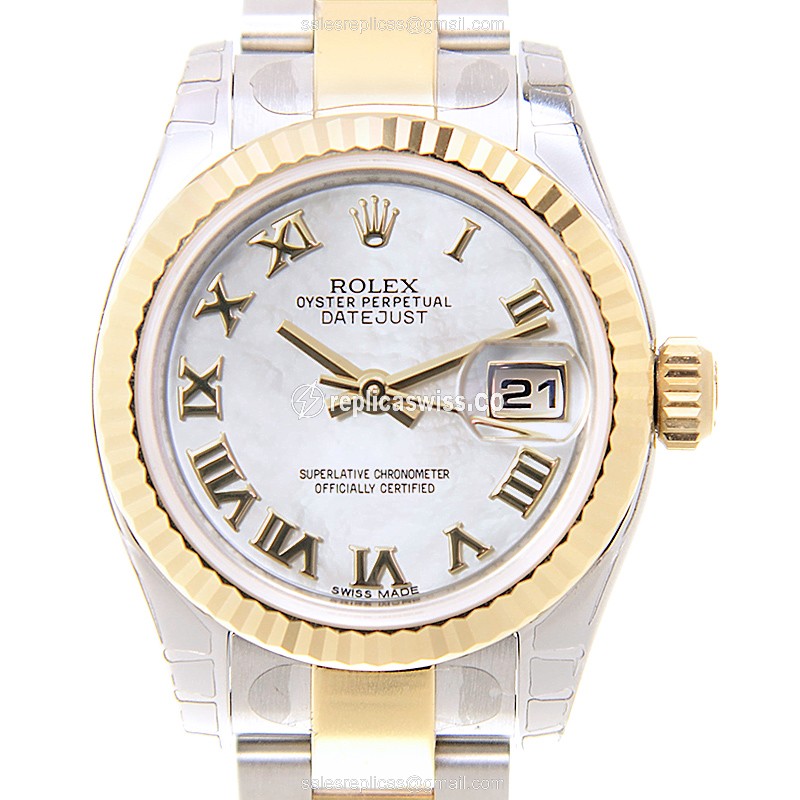 Rolex 179173NRWT_O LADY DATEJUST Automatic 18kt Gold & Steel